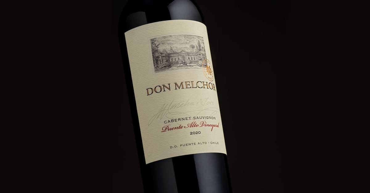 Don Melchor 2020 distinguished with 96 points in the 2023 edition of the Descorchados wine guide