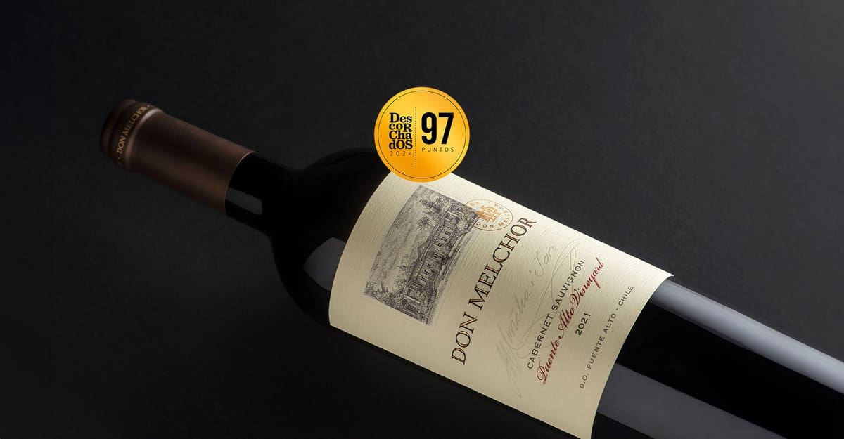 Don Melchor 2021 included among the Best Cabernet Sauvignon in Chile by Descorchados 2024